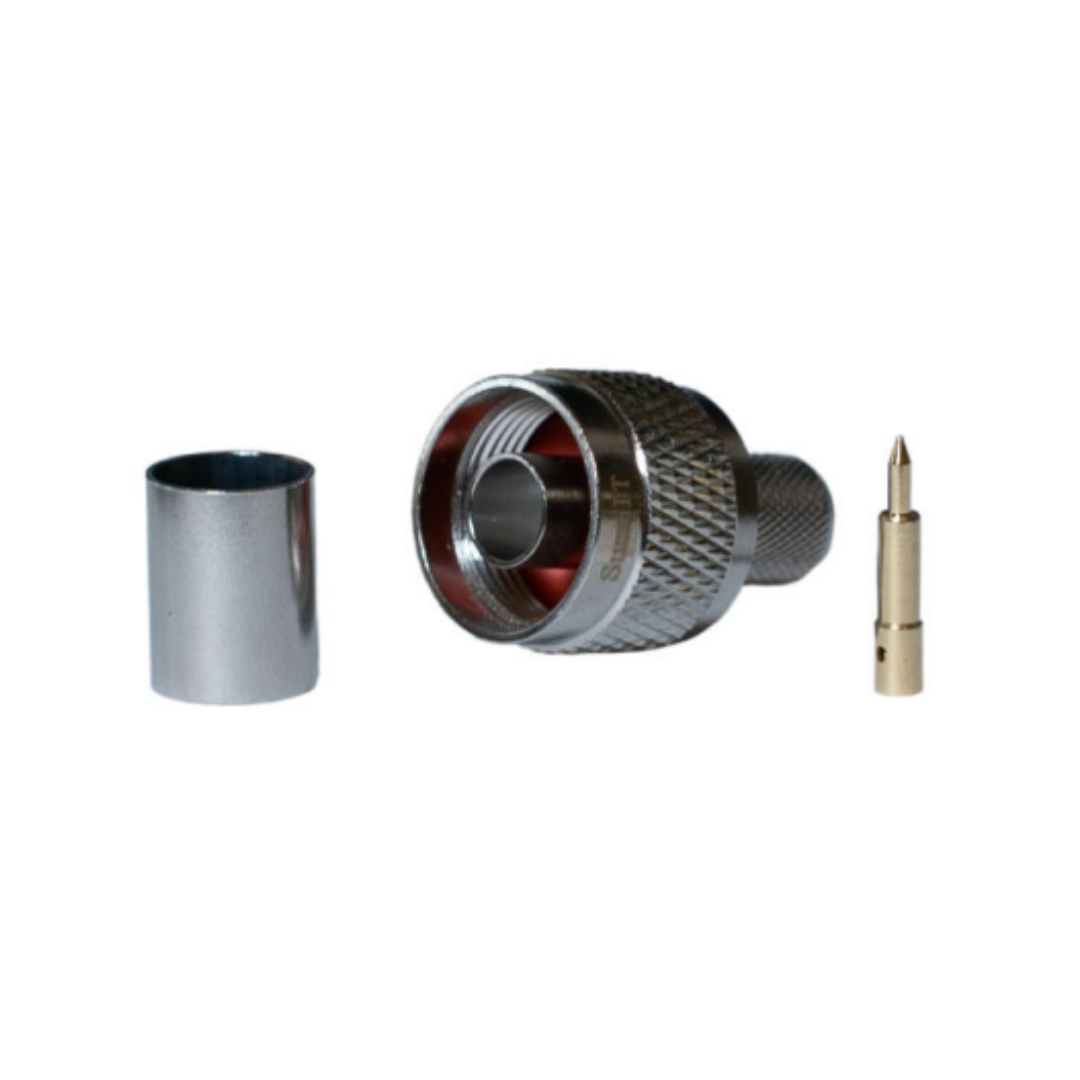 Conector N Macho Crimpado para LMR400 - Imagen 2