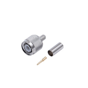 Conector de crimpado macho TNC